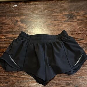 black lululemon shorts so cute and comfy